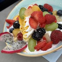 Spaghetti Eis tutti frutti   at Eisstübchen in Gehrden