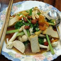 Soft noodle stir fry of the day at TuLi KuSu in Ho Chi Minh City