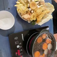Mushroom hot pot  at TuLi KuSu in Ho Chi Minh City