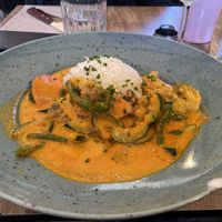 Vegan curry   at Brasserie Le Carnot in Beaune