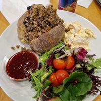 Vegan haggis at Brodie Countryfare in Forres