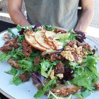 The walnut spread sandwich at Blend in Bolsward