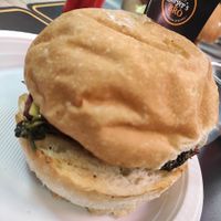 Salsiccio Veg at Burger's Bró in Naples