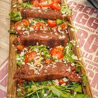 Tagliata di manzo Vegan in 3D at Burger's Bró in Naples