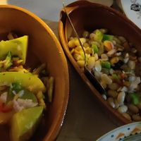 Zucchini und weiße Bohnen at Taverna Niotis in Kos