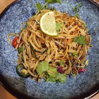 Asian style stir fry at Côté Resto in Honfleur