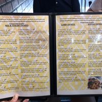 menu (entrées )  at Thai Recipes in Indianapolis