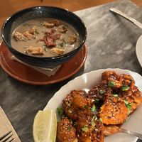 soup and KFC #Veganuary at Espécie in Porto