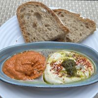 Bread and dips  at Espécie in Porto