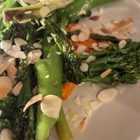 Grilled Broccoli, asparagus and spring onion   at Espécie in Porto