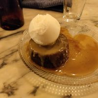 Dates-based dessert at Espécie in Porto