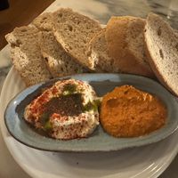 Bread and dips   at Espécie in Porto