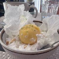 Rice pudding  at Espécie in Porto