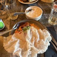 Moqueca (I honestly don’t think the rice is necessary - we ordered but ate only to avoid the food waste, the dish itself is enough and filling)  at Espécie in Porto