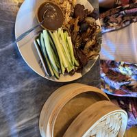 Beijing mushrooms - very good! Best veganised version of the traditional Chinese dish I’ve had  at Espécie in Porto