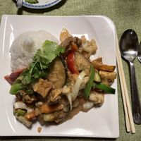 Satay  at Vegan Gesund in Hannover