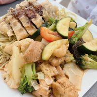  number 7 with vegan duck  at Vegan Gesund in Hannover