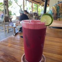 Juice with beetroot   at ZIN Cafe in Canggu