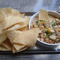 Jackfruit cerviche at Steamworks Brewpub in Vancouver