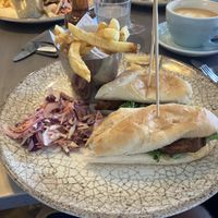 Onion baji baguette   at The Lighthouse in Swansea