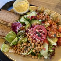 falafel 'bowl'  at Peter's gute Backstube in Baden Baden