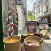 Mango smoothie   at Feel Juice in Ibiza