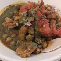 A chickpea dish (I don't actually know what this was on the menu!) But really nice flavour at Just Desi in Lecce