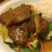 Chicken Katsu at Good Vibes in Huntington Beach