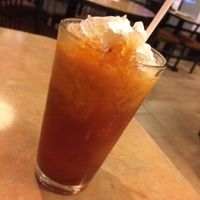 Thai tea at Good Vibes in Huntington Beach