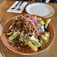 Carne Asada Fries  at Good Vibes in Huntington Beach
