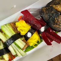 Vegan nigiri sushi combo - yum!! 🍣   at Daily Sushi in Bangalore