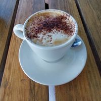 cappuccino with soy milk at Clara Clara Café - Kiosk in Lisbon