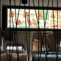 Vegan options shown large!   at Pommes Freunde Passau City in Passau