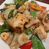 Spicy drunken noodles at Thai Food Connection in Manchester