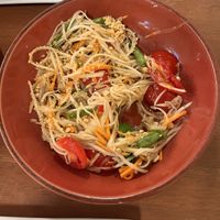 Papaya salad vegan   at Thai Food Connection in Manchester