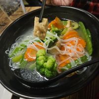 Vegetable upon soup w tofu at Thai Food Connection in Manchester