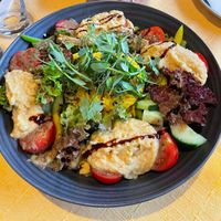 Bespoke vegan bowl at Cafe Olympia in Salzburg