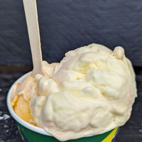 pineapple passion fruit and mango papaya at Roberto's in Leiden