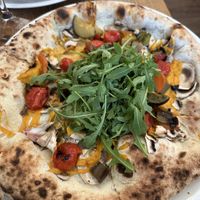 Vegan pizza  at In Bocca Al Lupo in Altea
