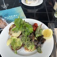   at Pilgrims Vegetarian Cafe in Milton