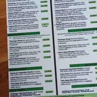 Menú at Coco Loco in Playa Flamingo