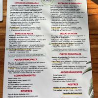 Updated menu / Menu actualizado   at Coco Loco in Playa Flamingo