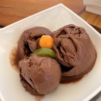 Amazing house made vegan ice creamm  at Coco Loco in Playa Flamingo