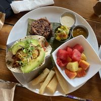 plato vegano  at Coco Loco in Playa Flamingo