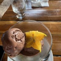 helado de chocolate   at Coco Loco in Playa Flamingo