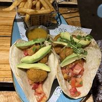 Cauliflower taco  at Coco Loco in Playa Flamingo