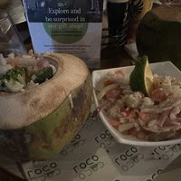 Coconut rice with vegetables to die for.  at Coco Loco in Playa Flamingo