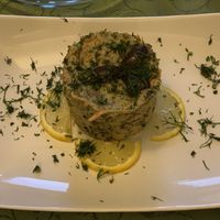 Mushroom terrine  at Barca in Bucharest