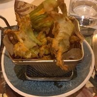 Fiori di zucca fritti  at Logge Vasari in Arezzo