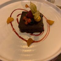 Torta sacher vegana  at Logge Vasari in Arezzo